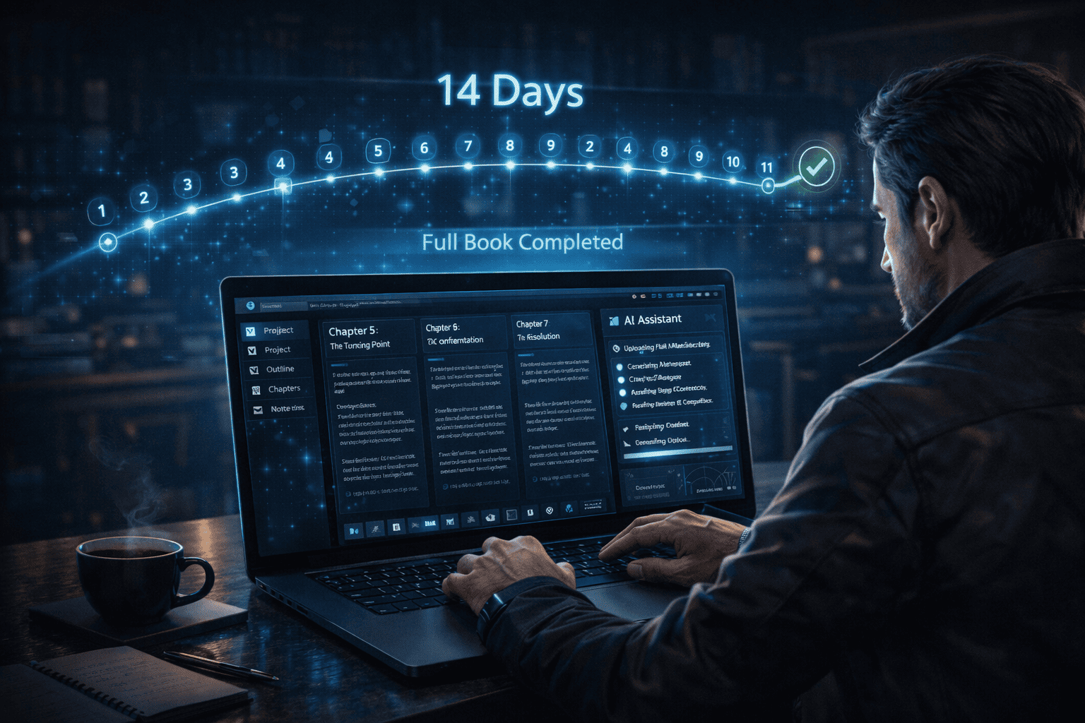 How an Author Wrote a Complete Book in 14 Days Using AI (Real Workflow)